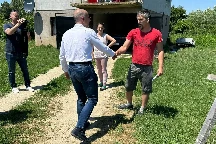 Ministar za javna ulaganja Marko Blagojević obišao je poplavljena područja u Aranđelovcu i Rači