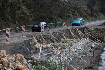  EU support reconstruction of Krupanj-Korenita flood-damaged road  