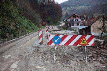  EU support reconstruction of Krupanj-Korenita flood-damaged road  
